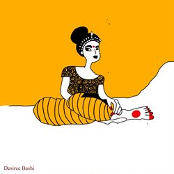 Desiree Bashi artwork - Odissi dancer