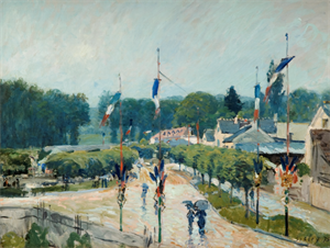 USS-Alfred Sisley Fete Day at Marley-le-Roi