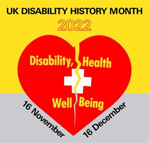 UK Disability History Month logo 2022